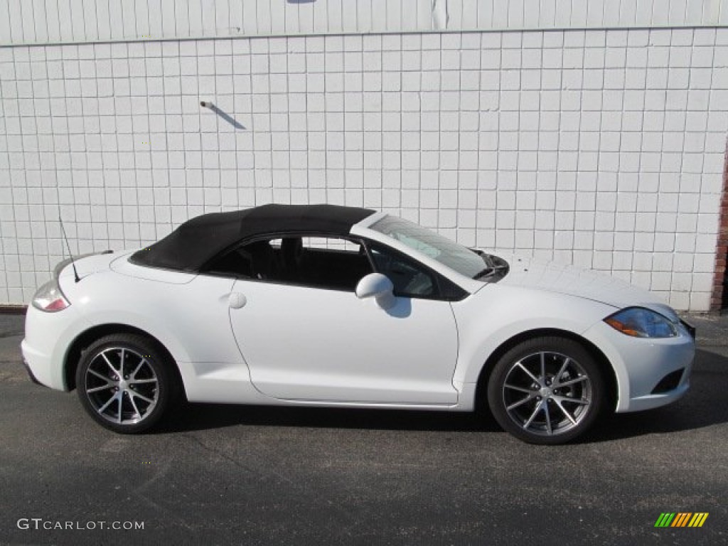 Northstar White 2012 Mitsubishi Eclipse Spyder GS Sport Exterior Photo #69071519
