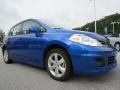 2011 Metallic Blue Nissan Versa 1.8 SL Hatchback  photo #7