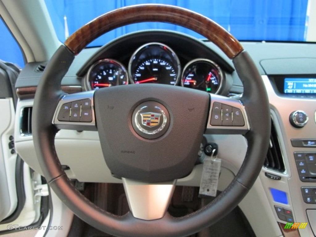 2012 CTS 4 3.0 AWD Sport Wagon - White Diamond Tricoat / Light Titanium/Ebony photo #33