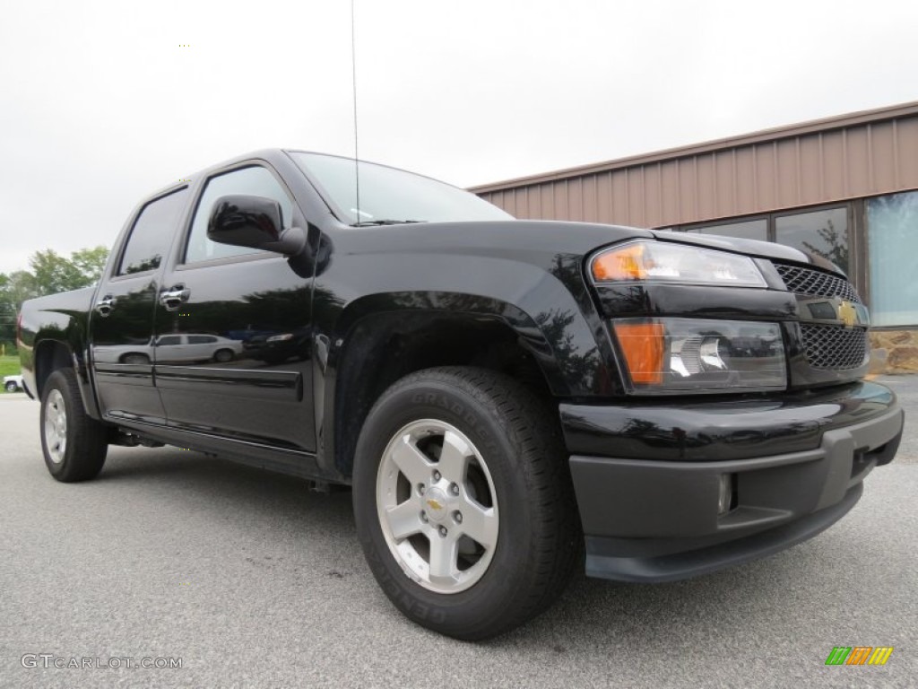 Black 2012 Chevrolet Colorado LT Crew Cab Exterior Photo #69074738