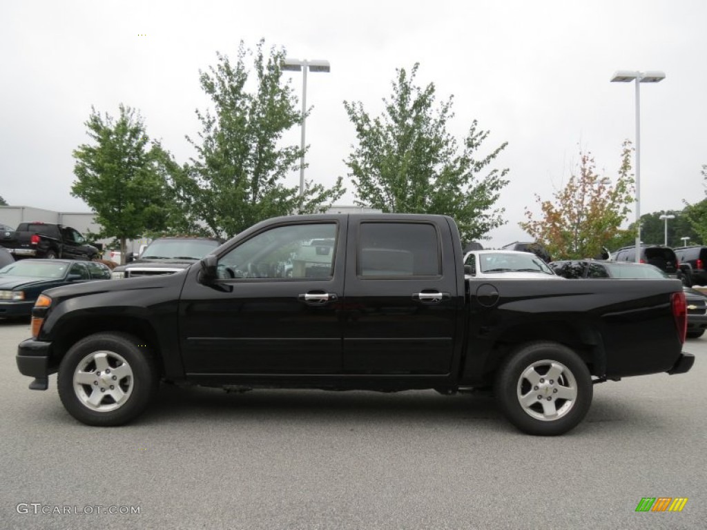 Black 2012 Chevrolet Colorado LT Crew Cab Exterior Photo #69074762