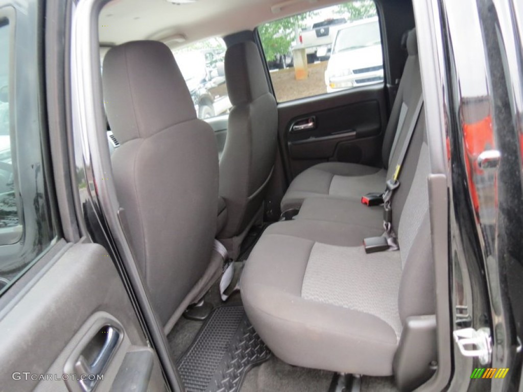 Ebony Interior 2012 Chevrolet Colorado LT Crew Cab Photo #69074833