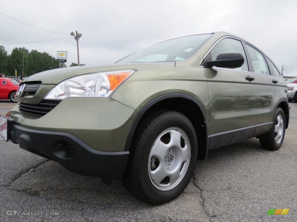 2008 CR-V LX - Green Tea Metallic / Ivory photo #3