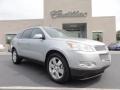 2011 Silver Ice Metallic Chevrolet Traverse LTZ AWD  photo #6