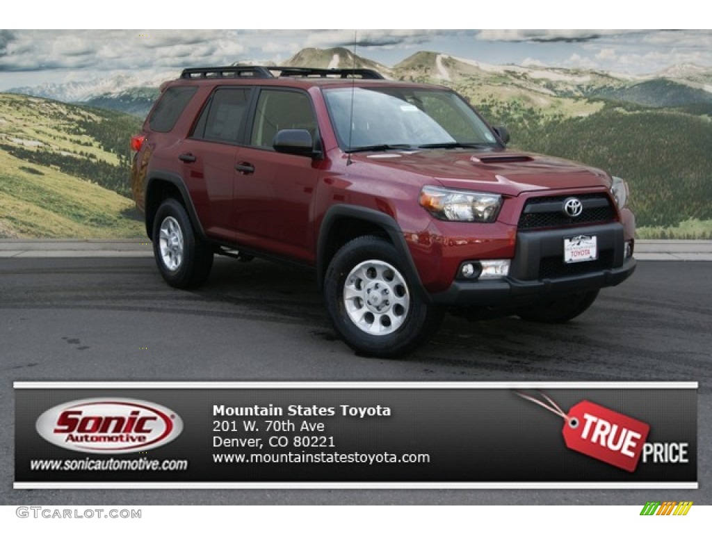 2012 4Runner Trail 4x4 - Salsa Red Pearl / Graphite photo #1