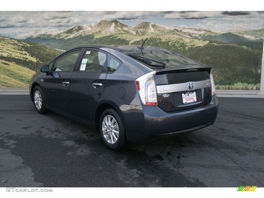 2012 Prius Plug-in Hybrid - Winter Gray Metallic / Dark Gray photo #2