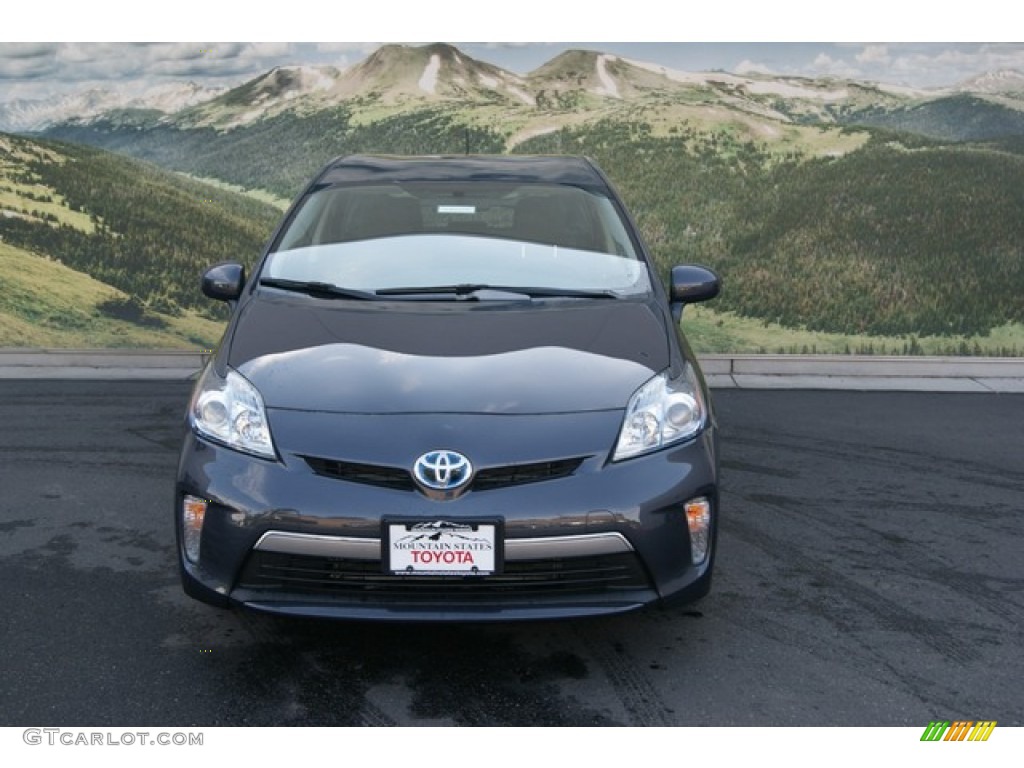 2012 Prius Plug-in Hybrid - Winter Gray Metallic / Dark Gray photo #3