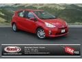 Absolutely Red - Prius c Hybrid Four Photo No. 1