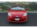 2012 Absolutely Red Toyota Prius c Hybrid Four  photo #3
