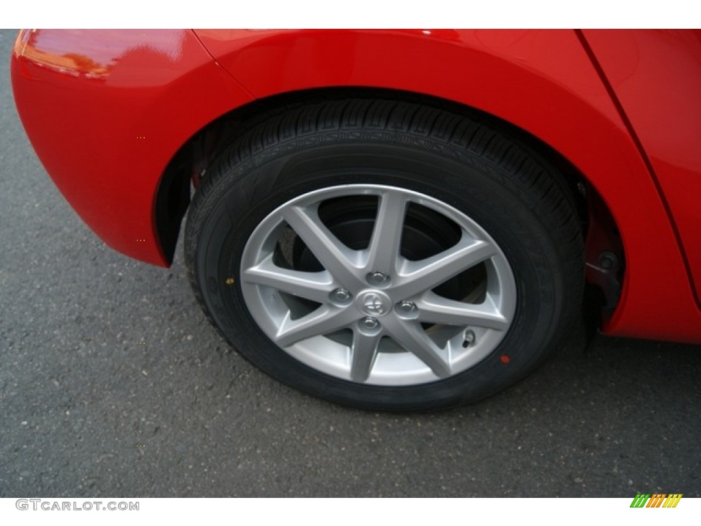 2012 Prius c Hybrid Four - Absolutely Red / Black photo #9