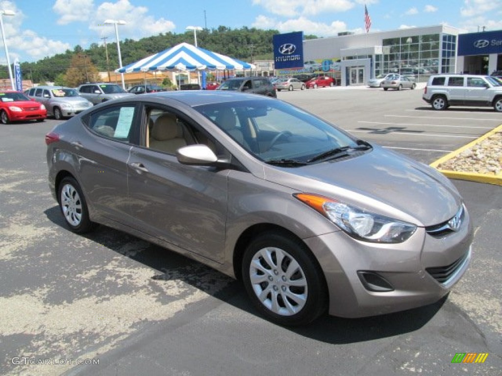 2011 Elantra GLS - Desert Bronze / Beige photo #1