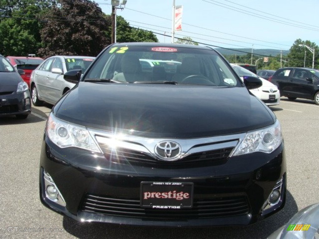 2012 Camry XLE - Attitude Black Metallic / Ash photo #2