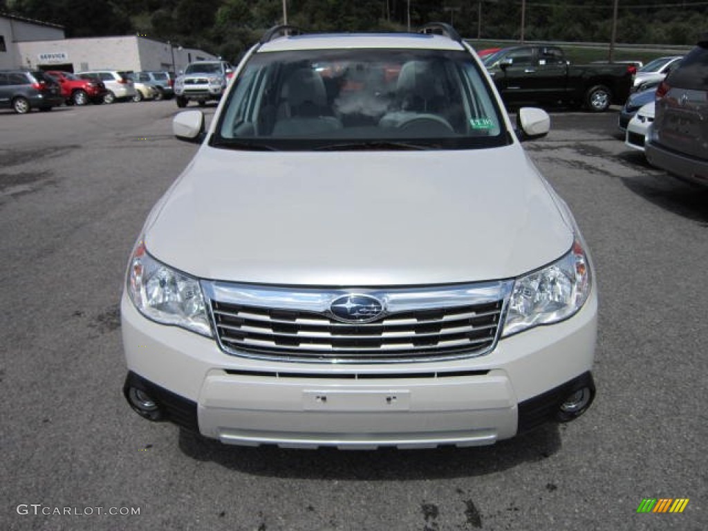 2010 Forester 2.5 X Premium - Satin White Pearl / Platinum photo #2