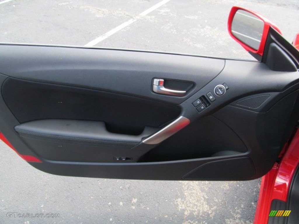 2013 Genesis Coupe 2.0T - Tsukuba Red / Black Cloth photo #7