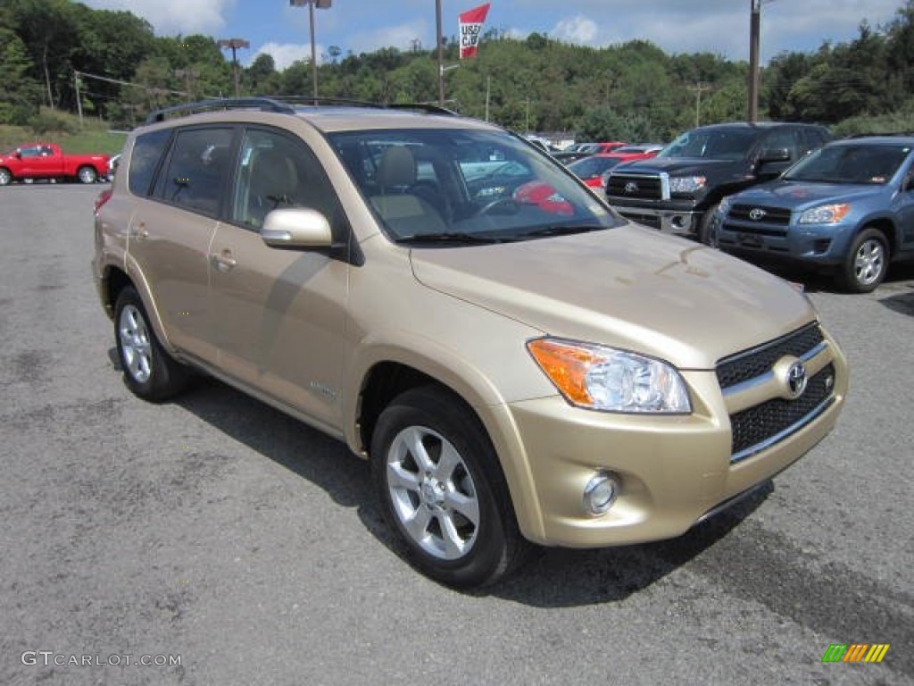 2010 RAV4 Limited V6 4WD - Sandy Beach Metallic / Sand Beige photo #1