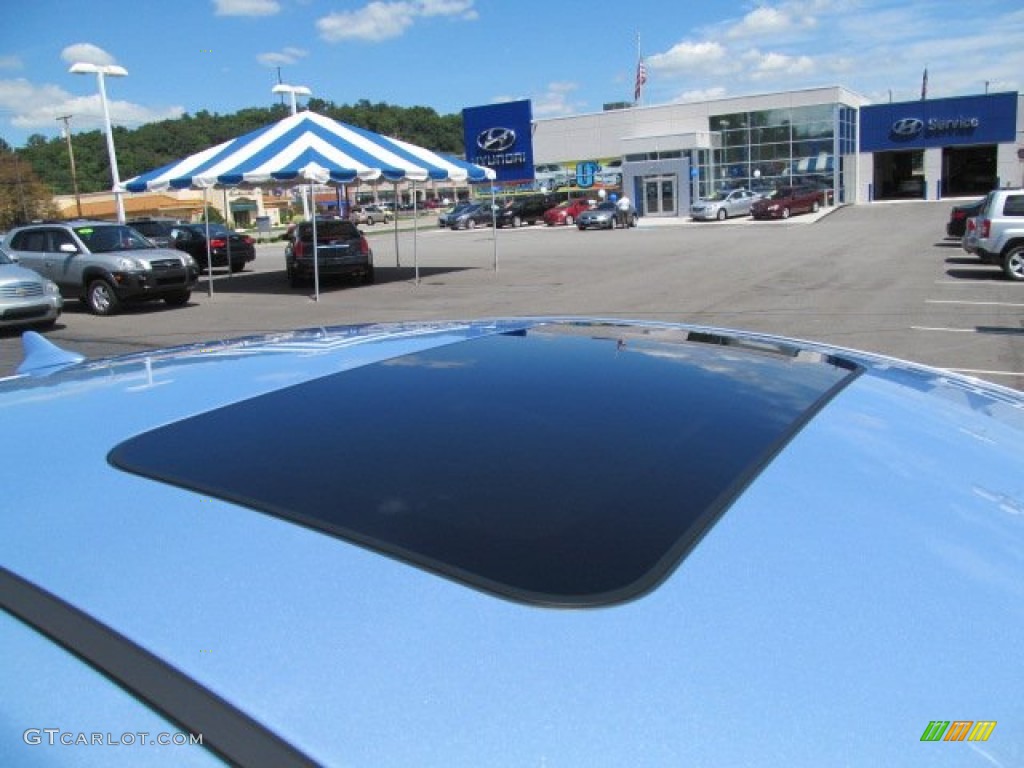 2013 Elantra Limited - Blue Sky Metallic / Beige photo #3