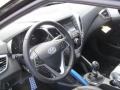 Black 2013 Hyundai Veloster Standard Veloster Model Interior Color