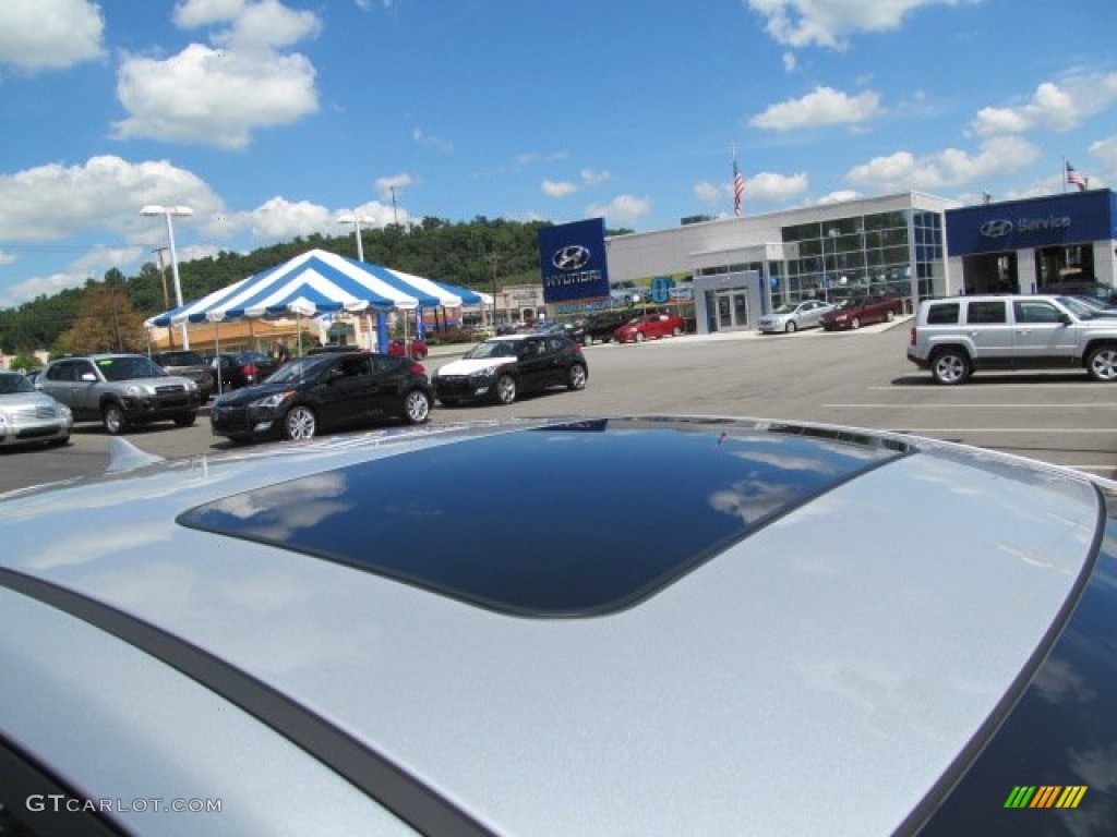 2013 Elantra Limited - Shimmering Air Silver / Gray photo #3