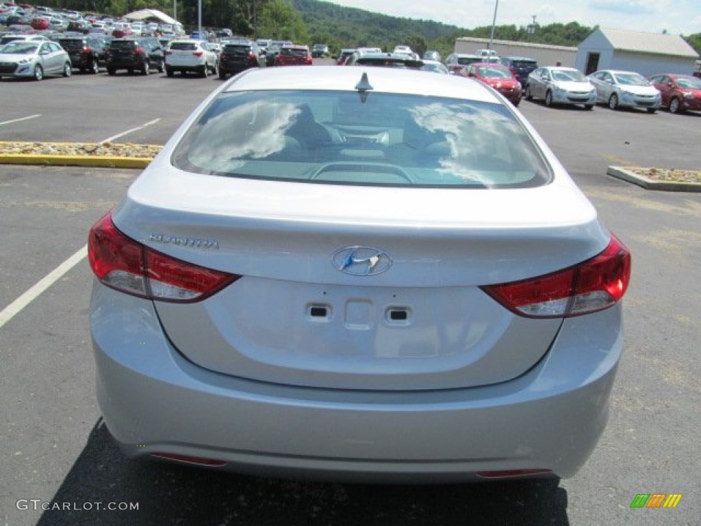 2013 Elantra GLS - Shimmering Air Silver / Gray photo #4