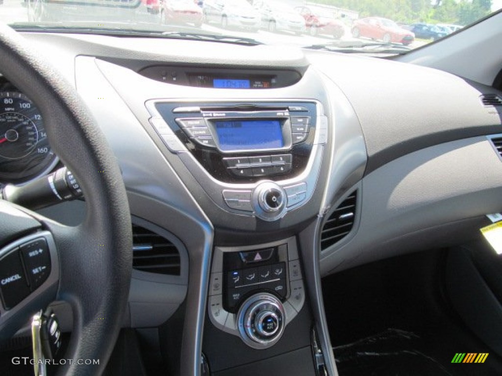 2013 Elantra GLS - Shimmering Air Silver / Gray photo #8