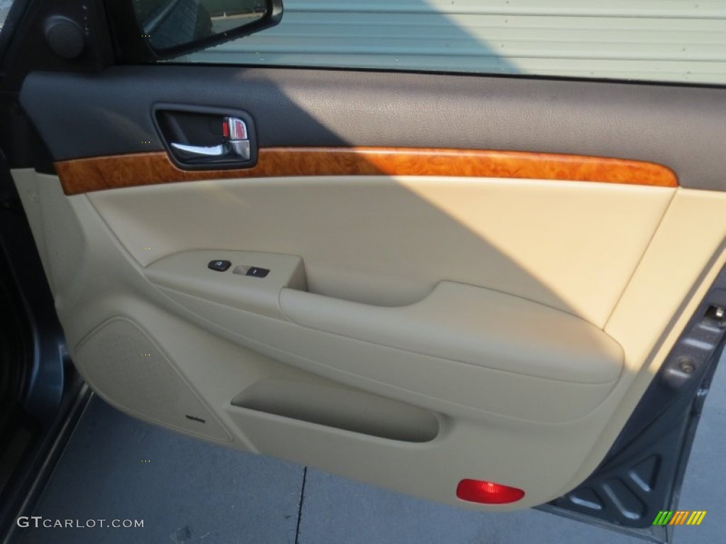 2009 Sonata Limited - Slate Blue / Camel photo #20