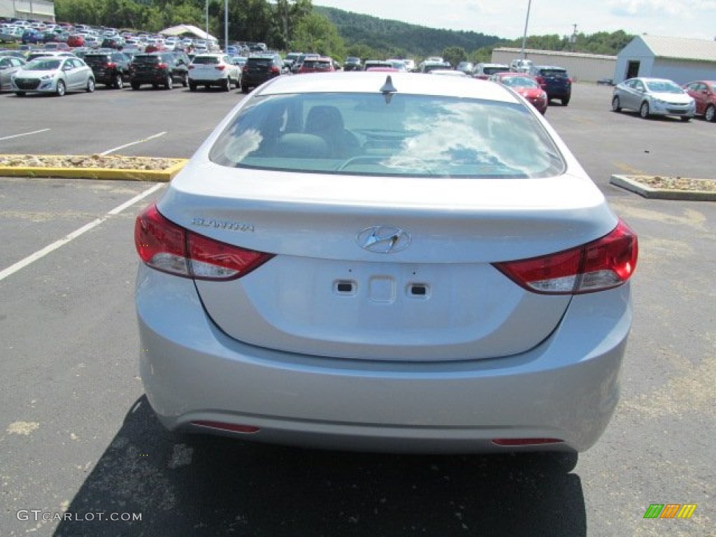 2013 Elantra GLS - Shimmering Air Silver / Gray photo #4