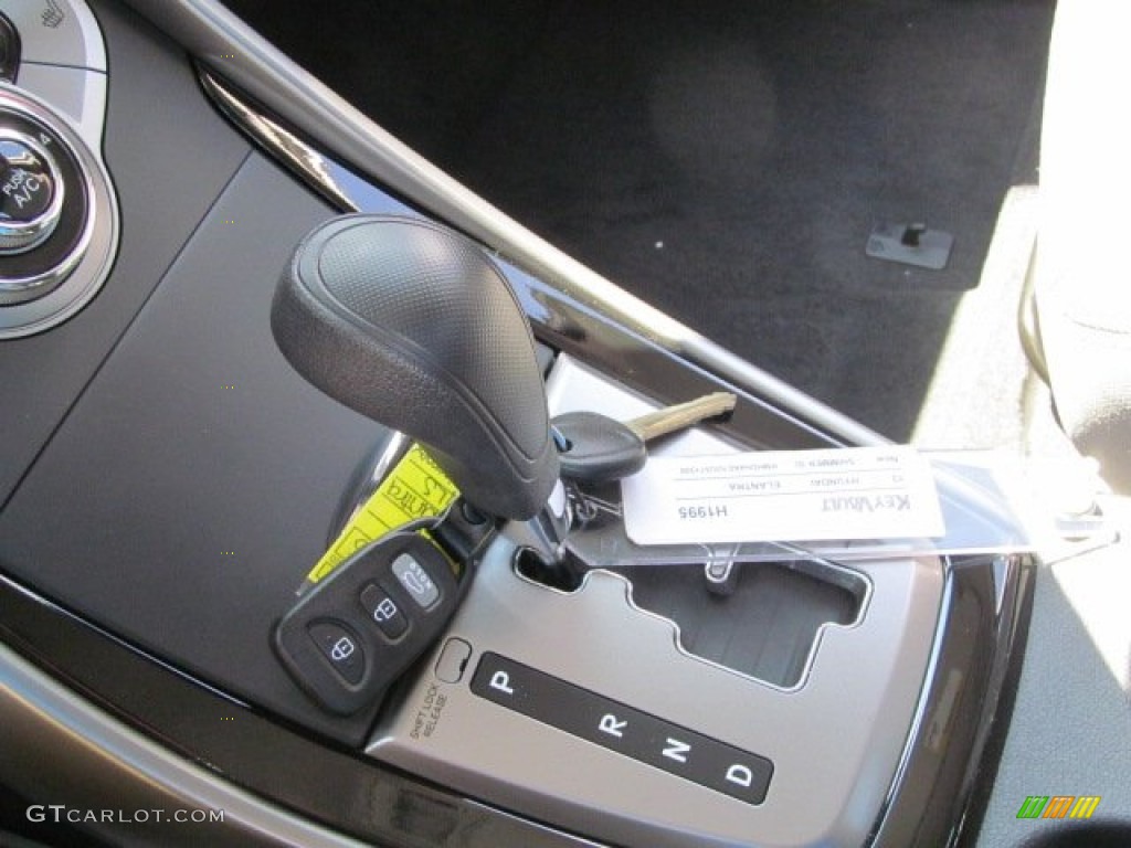 2013 Elantra GLS - Shimmering Air Silver / Gray photo #9