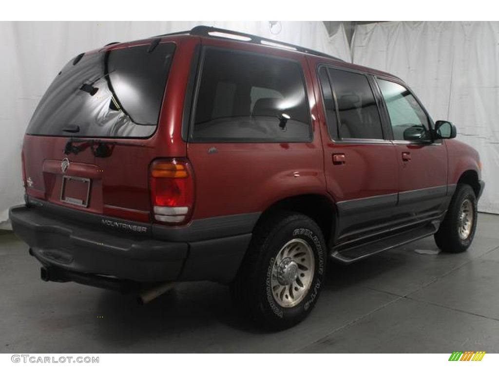 2000 Mountaineer V6 4x4 - Toreador Red Metallic / Medium Graphite photo #4