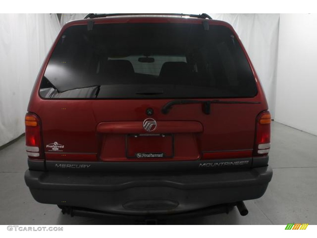 2000 Mountaineer V6 4x4 - Toreador Red Metallic / Medium Graphite photo #5