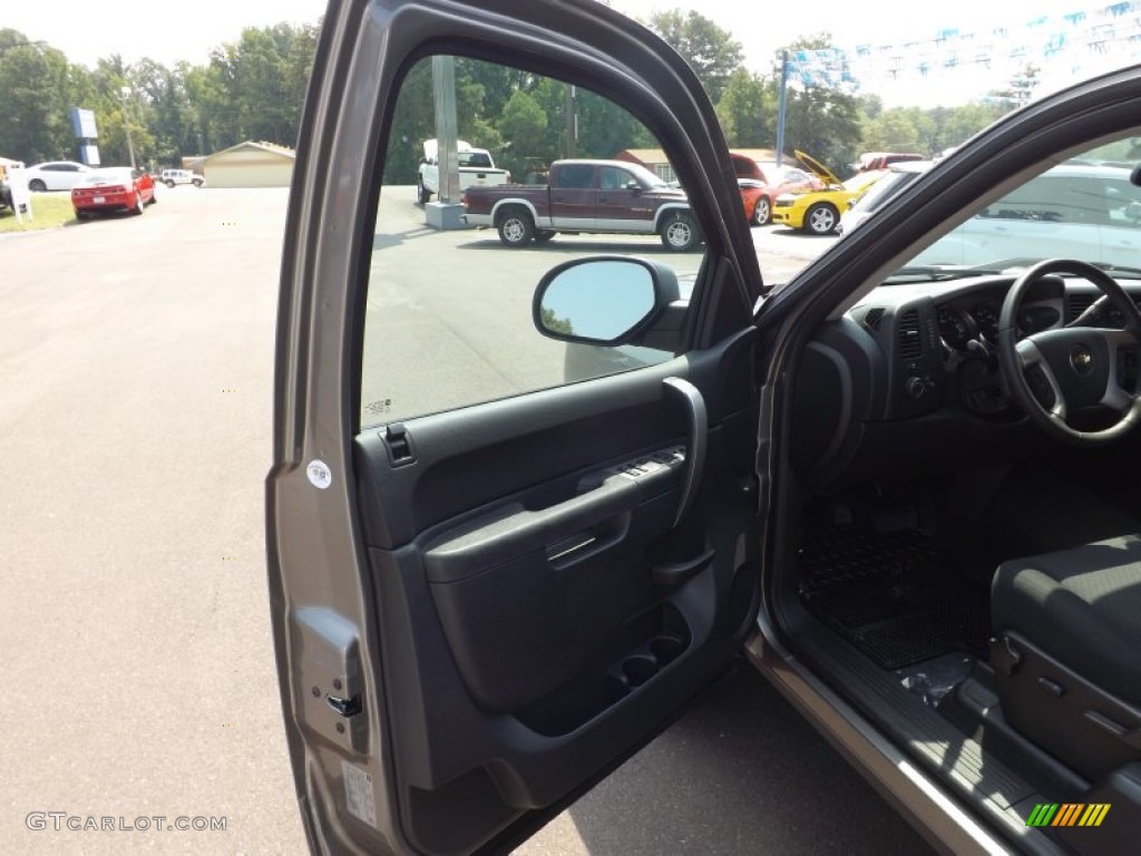 2012 Silverado 1500 LT Extended Cab 4x4 - Graystone Metallic / Ebony photo #16