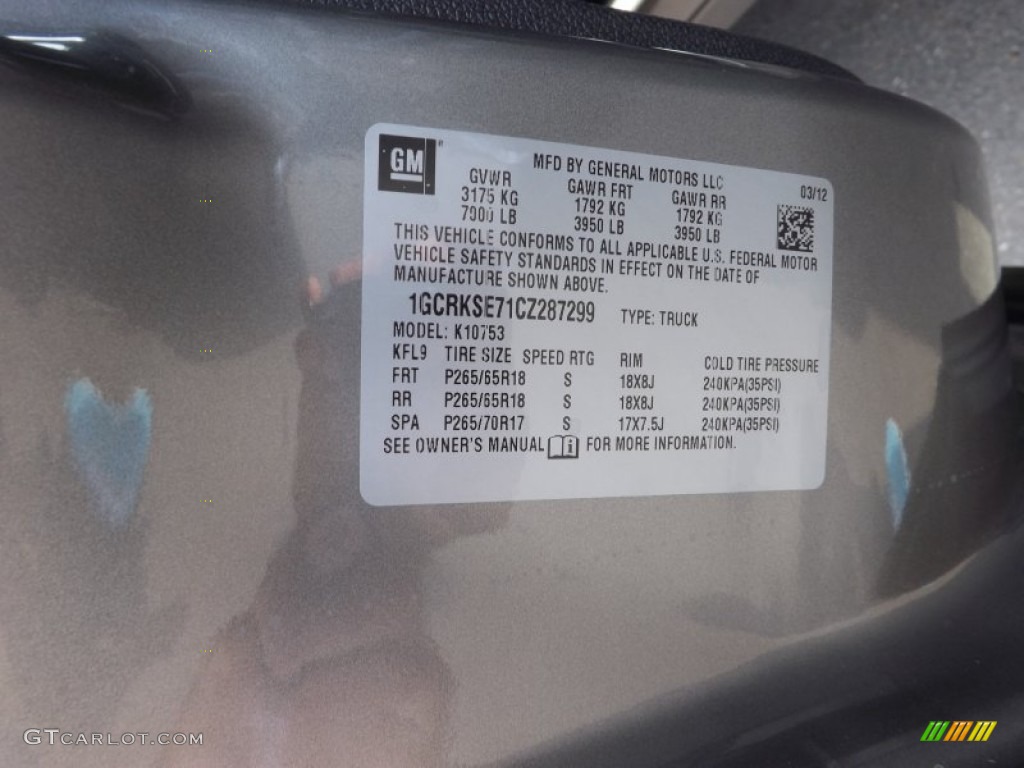 2012 Silverado 1500 LT Extended Cab 4x4 - Graystone Metallic / Ebony photo #25