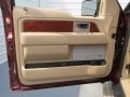Chaparral Leather/Camel 2009 Ford F150 King Ranch SuperCrew Door Panel