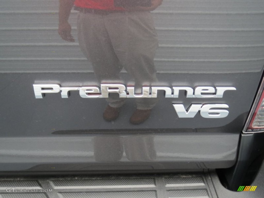 2012 Tacoma V6 TRD Sport Prerunner Double Cab - Magnetic Gray Mica / Graphite photo #13
