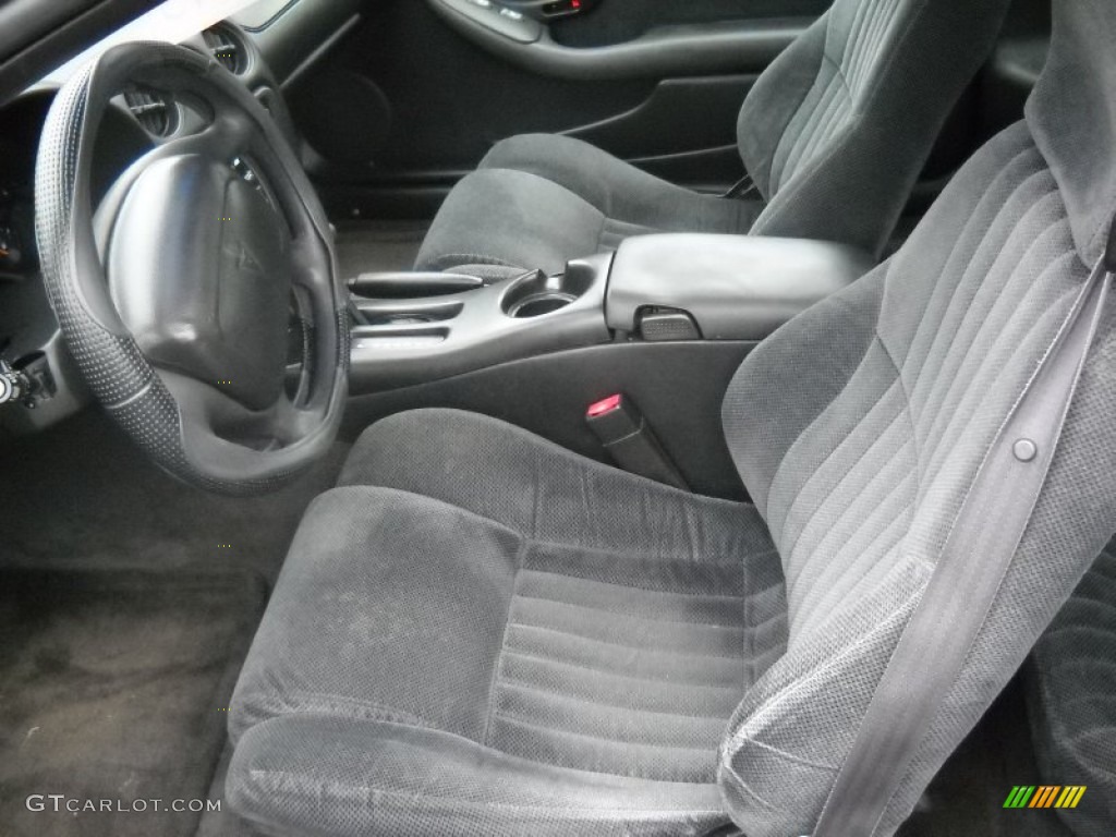 Ebony Interior 2000 Pontiac Firebird Coupe Photo #69085376