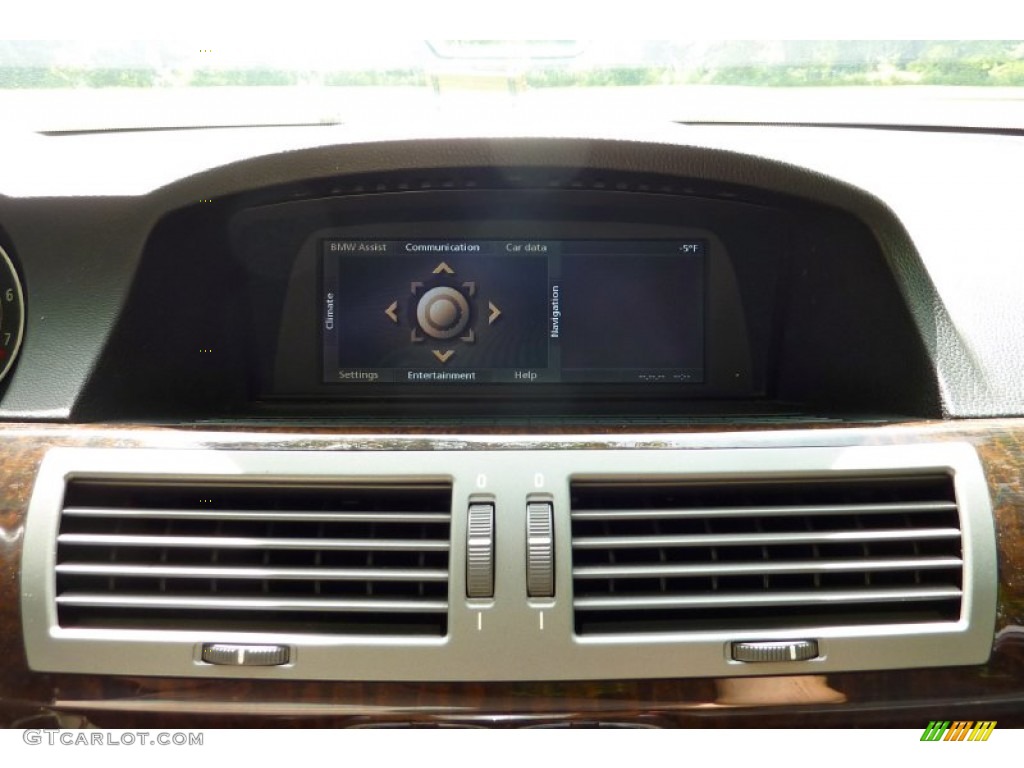 2004 7 Series 745Li Sedan - Black Sapphire Metallic / Black/Black photo #18