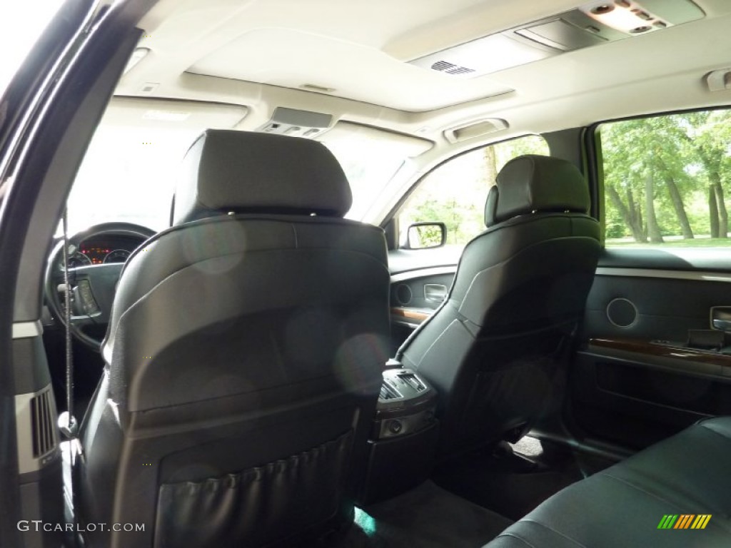 2004 7 Series 745Li Sedan - Black Sapphire Metallic / Black/Black photo #20