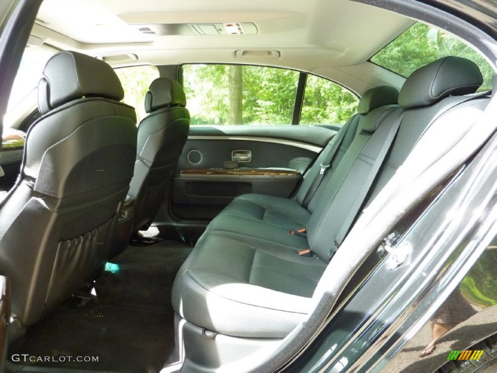 2004 7 Series 745Li Sedan - Black Sapphire Metallic / Black/Black photo #21