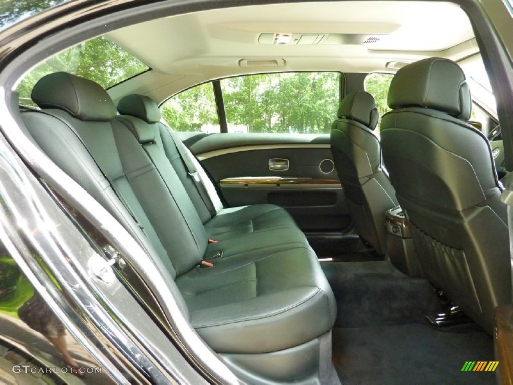 2004 7 Series 745Li Sedan - Black Sapphire Metallic / Black/Black photo #22