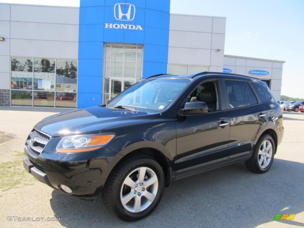 Ebony Black Hyundai Santa Fe