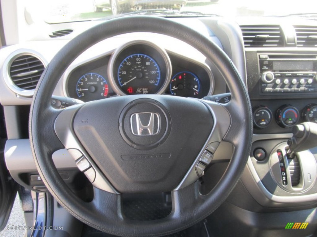 2010 Honda Element EX 4WD Gray Steering Wheel Photo #69086270