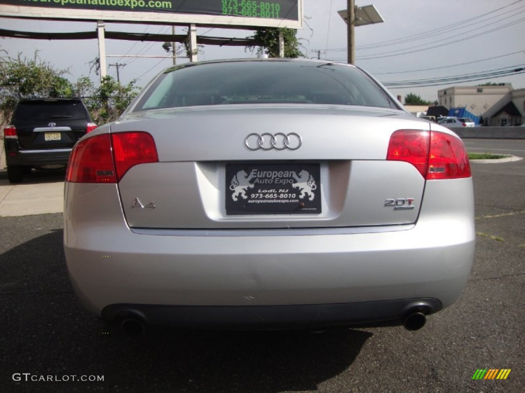 2006 A4 2.0T quattro Sedan - Light Silver Metallic / Ebony photo #5