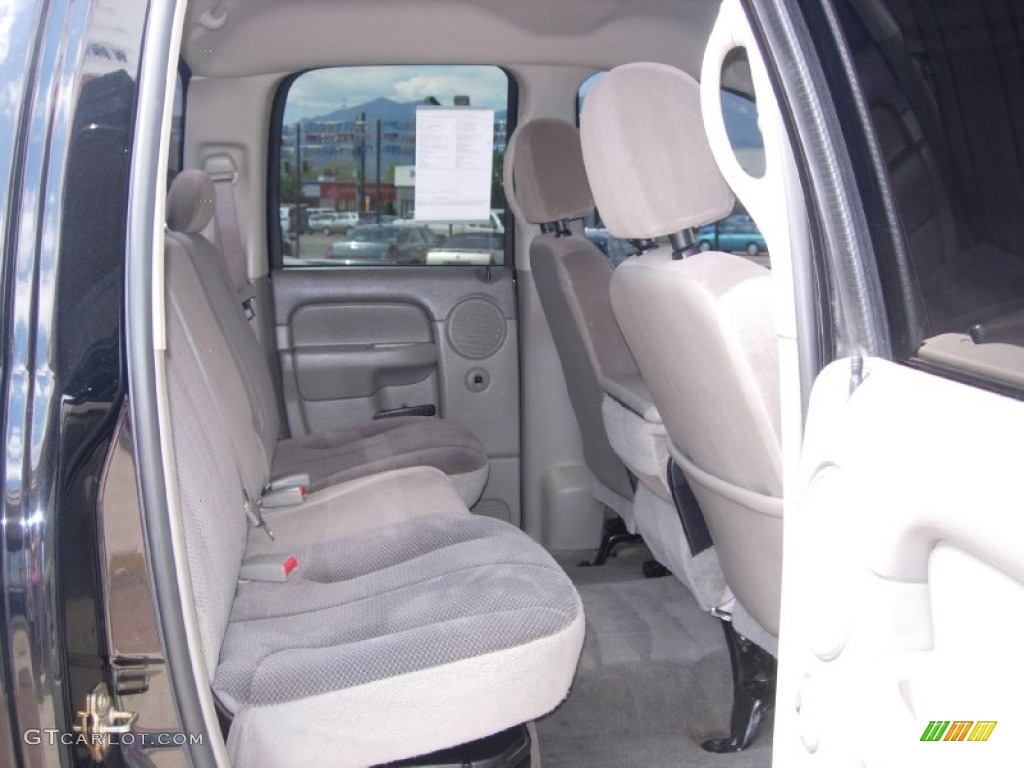 2004 Ram 1500 SLT Quad Cab 4x4 - Black / Dark Slate Gray photo #6
