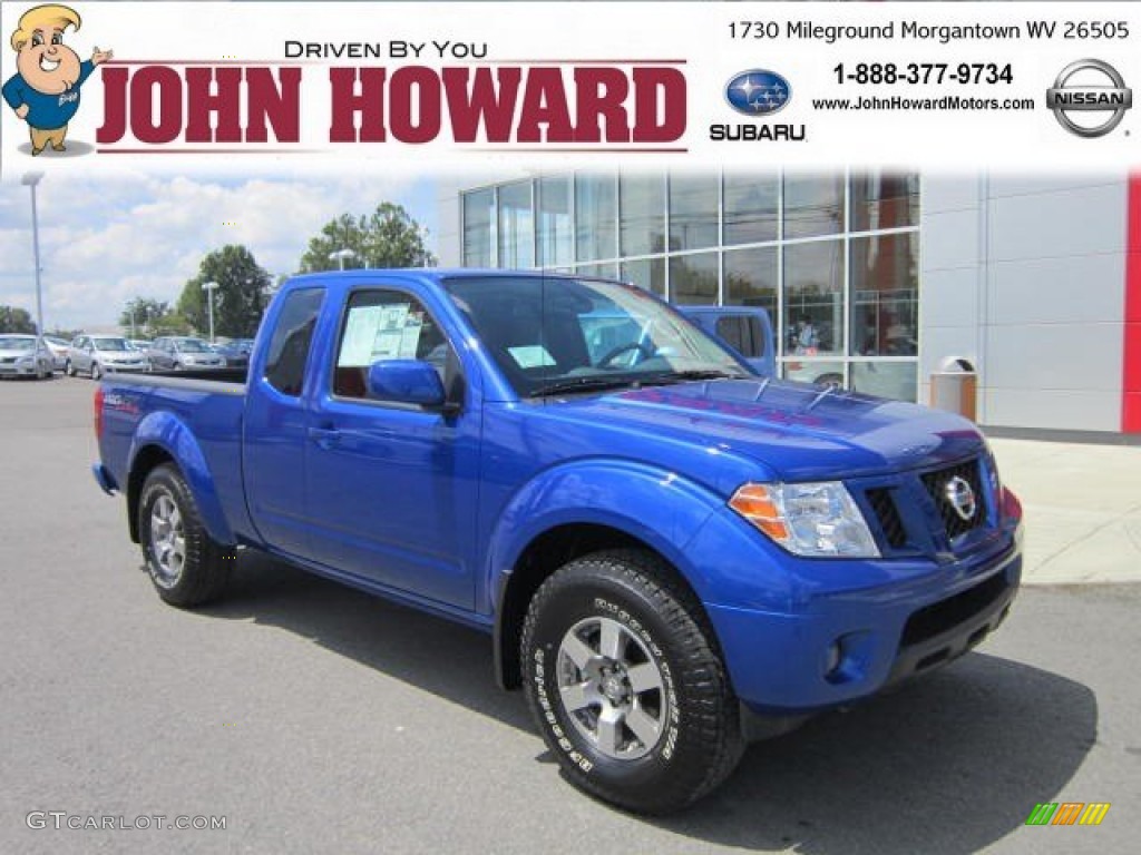 Metallic Blue Nissan Frontier