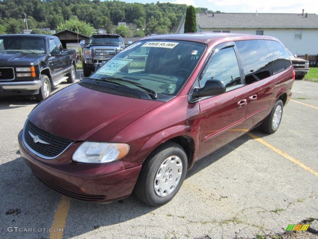 2003 Town & Country LX - Deep Molten Red Pearl / Taupe photo #1