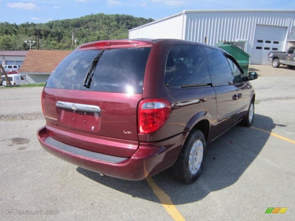 2003 Town & Country LX - Deep Molten Red Pearl / Taupe photo #5