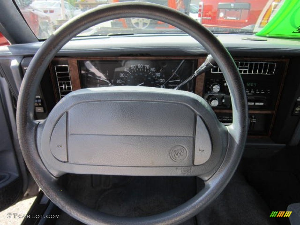 1995 Buick Century Special Sedan Blue Steering Wheel Photo #69089237