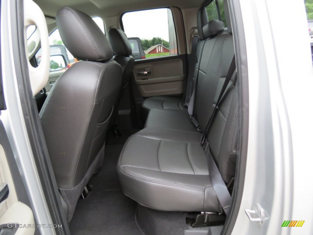 2012 Ram 1500 SLT Quad Cab - Bright Silver Metallic / Dark Slate Gray/Medium Graystone photo #13