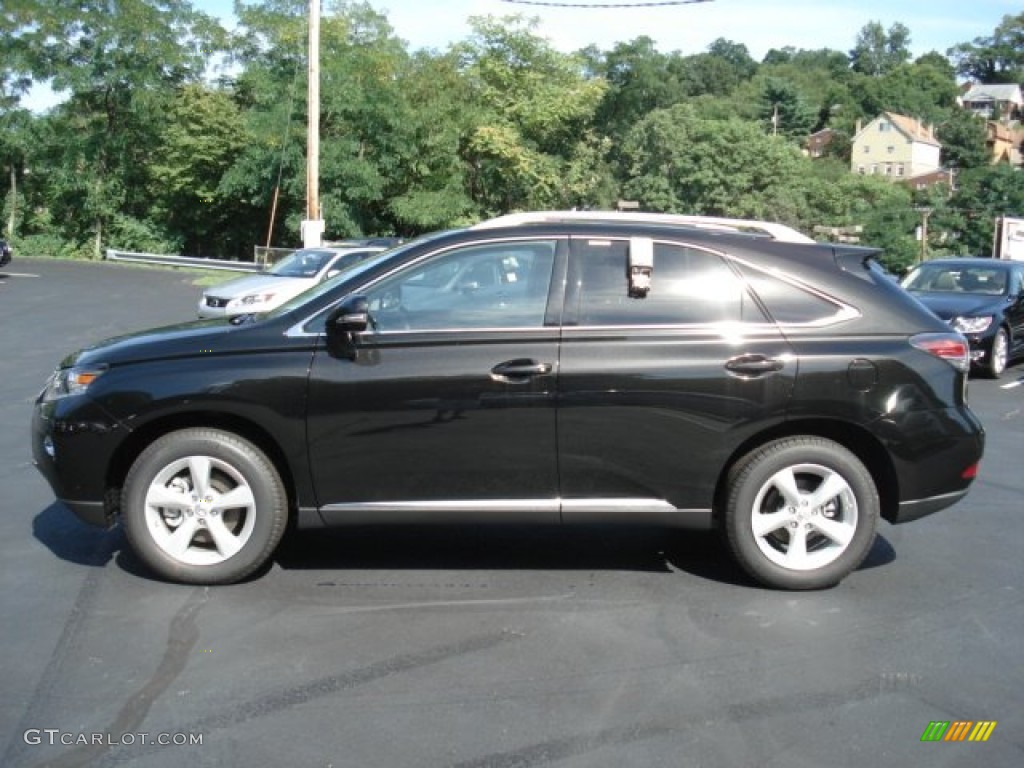 2013 RX 350 AWD - Stargazer Black / Black/Ebony Birds Eye Maple photo #1