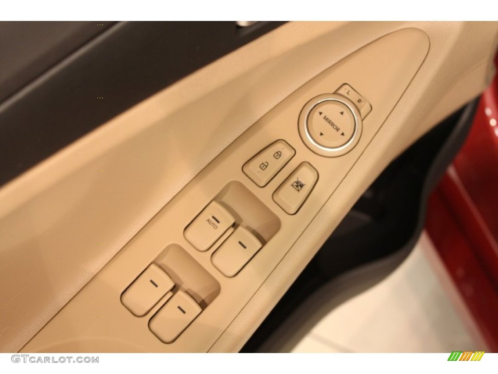 2011 Sonata GLS - Venetian Red / Camel photo #6