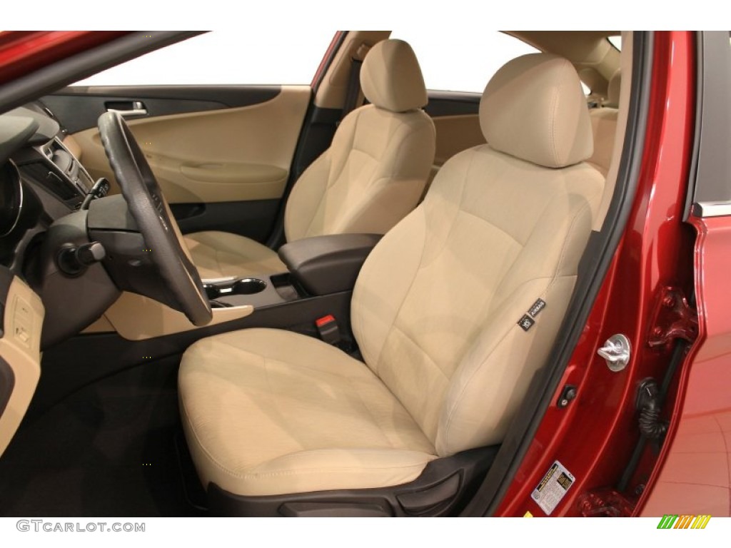 2011 Sonata GLS - Venetian Red / Camel photo #8